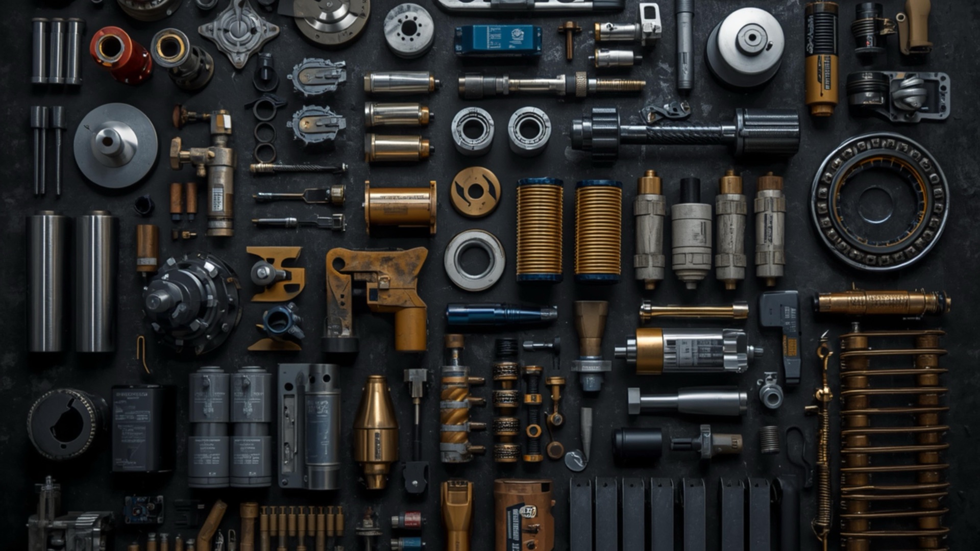Industrial spare parts, bearings, filters, and mining equipment